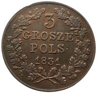 3 Grosze 1831 - Polska