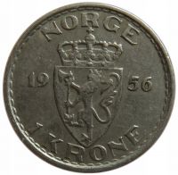 1 Krone 1956 - Norwegia
