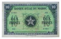 10 Francs 1944 - Maroko