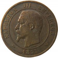 10 Centimes 1853 - Essai - Francja