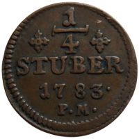1/4 Stuber 1783 P.M. - Niemcy