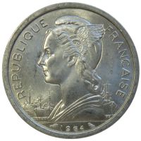 2 Francs 1964 - Komory - essai / próba