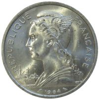 5 Francs 1964 - Komory - essai / próba
