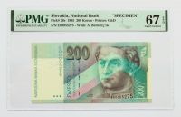 200 Korun 1995 SPECIMEN - Słowacja - PMG 67 EPQ