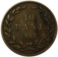 10 Bani 1867 - Rumunia