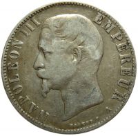 5 Francs 1855 A - Francja