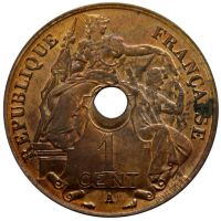 1 Cent 1912 - Indochiny