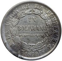 1 Boliviano 1873 - Boliwia
